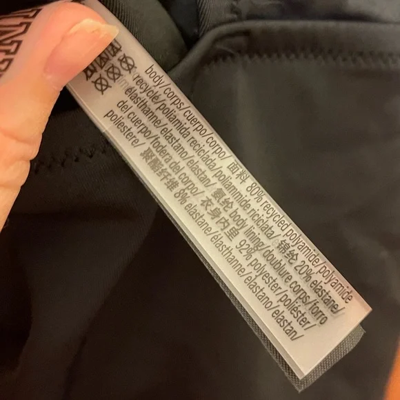 PINK Victoria's Secret Black One Piece Swimwear - Picture 5 of 12